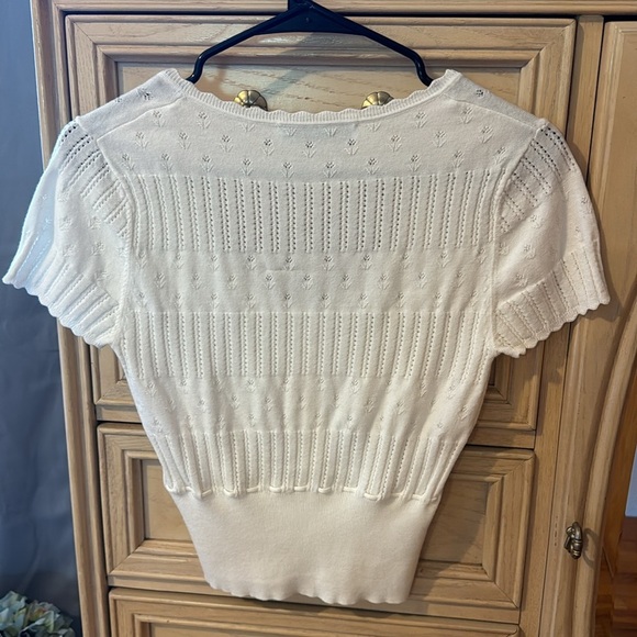 Zara Open Knit Top - Picture 8 of 9